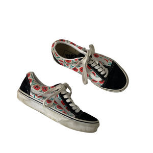 Vans Sneakers Size 6 Lace-up Tulip Print Casual Closed-toe